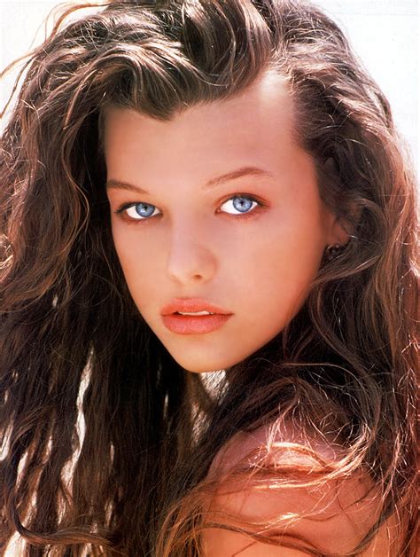 milla jovovich young